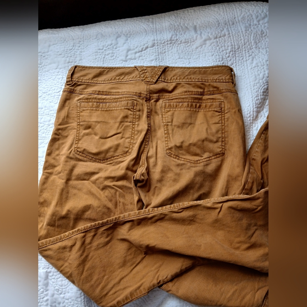 Athleta Mustard Yellow Dipper Cargo Pants Size 6 - Picture 2 of 8